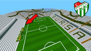 MİNECRAFT STADYUM  BURSASPOR  TİMSAH ARENA BURSA ARENA YAPIMI  STADİUM BUİLDİNG 2 [upl. by Dylane]