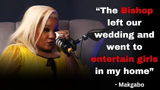 Makgabo ON the abuse of her previous marriage and remarrying  Bishop Moloi leaving her wedding [upl. by Edson]