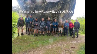 Sefton Road Ramblers B Group on Trowbarrow Ramble 21 8 24 movie [upl. by Maribeth519]