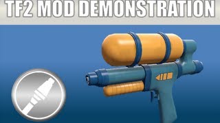 TF2 Mod Weapon Demonstration The Superb Soaker [upl. by Salome]