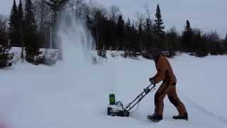 Greenworks 80V Snow Blower [upl. by Airyt]