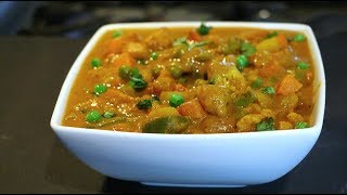 Mix Veg Recipe  Restaurant Style Mix Vegetable Curry English translation in description box [upl. by Bringhurst]