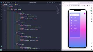 Build a Responsive Sidebar  HTML CSS JavaScript Tutorial [upl. by Nilrak]