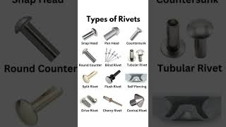 Types of Rivets rivets mechanic suzukiaccess trending shortsfeed [upl. by Rivi]