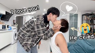 He Cried ！It Feels So Good To Make My Boyfriend Cry And Then Kiss Him 🥹Gay Couple’s Love VLOG💕 [upl. by Gaddi]