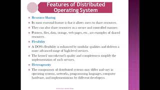 Features and Examples of Distributed Operating System [upl. by Gutow]