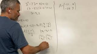 Diagonalizing a matrix Example A 2 by 2 matrix that can be diagonalized and another that cannot [upl. by Norean]