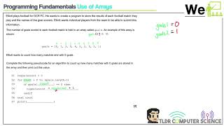 22 Programming Advanced Fundamentals  GCSE OCR Computer Science J277 Paper 2 Exam Questions [upl. by Adnorahc841]