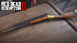 RED DEAD REDEMPTION 2  ROLLING BLOCK RIFLE Weapons Customization amp Showcase [upl. by Eceinhoj]