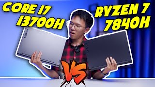 So Sánh Core i7  13700H vs Ryzen 7  7840H  AMD năm nay đã có thể So Kèo SÒNG PHẲNG với Intel [upl. by Hilly]