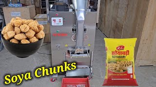 Soya Chunks Packing Machine [upl. by Ocinom]