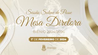 TJBA transmite a Cerimônia de Posse da Nova Mesa Diretora para o Biênio 20242026 [upl. by Yelssew848]