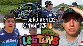 RUTA A COSALA EN LOS RZR Y CAN AM  LOS TOYS  MARKITOS TOYS  REACCIÓN [upl. by Eellek959]