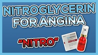 Nitroglycerin Nitro Nursing Drug Card Simplified  Pharmacology [upl. by Notlaw]