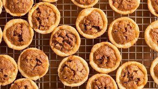 Pecan Tassies Mini Pecan Pies [upl. by Arymas]