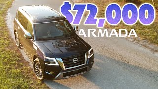 2022 Nissan Armada Platinum review  Updated ENOUGH [upl. by Ihsakat]