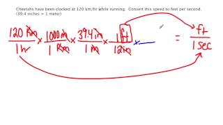 Convert speed in kmhr to ftsec [upl. by Karita]