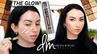 FULL COVERAGE amp Glowy Danessa Myricks Vision Cream Cover Foundation  Review amp Demo Fair Skin [upl. by Aigneis]