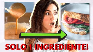 PREPARI QUESTE CREPES CON SOLO 1 INGREDIENTE SENZA UOVA E SENZA FARINA [upl. by Perreault487]