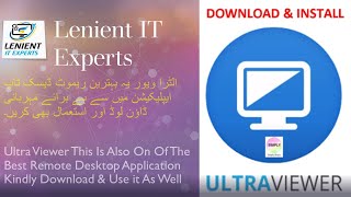 How To Use UltraViewer  The Free Remote Desktop Software  Lenient IT Experts [upl. by Janelle]