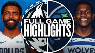 MAVERICKS at TIMBERWOLVES  FULL GAME HIGHLIGHTS  October 29 2024 [upl. by Snave98]