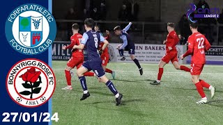 270124 Forfar Athletic v Bonnyrigg Rose [upl. by Azilem498]