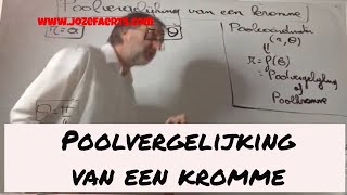 248 Poolvergelijking van een kromme [upl. by Ecnerrot]