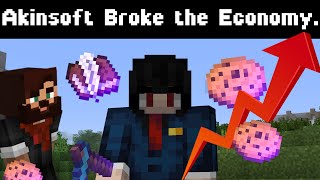 How Akinsoft Broke the Economy Hypixel Skyblock Booster Cookies [upl. by Teyut788]