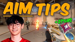 20 AIM Tips For Valorant ft Tenz [upl. by Capwell]