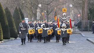 Yorckscher Marsch  Preußens Gloria 19012023 Schloss Bellevue [upl. by Odin]