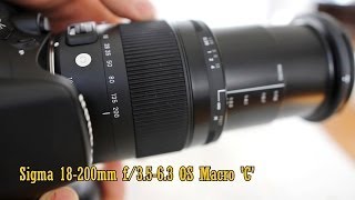 Sigma 18200mm f3563 OS Macro C lens review with samples [upl. by Arron]