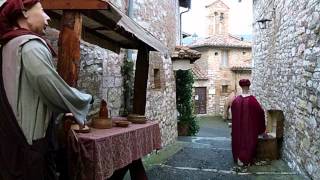 UMBRIA loriginale presepe di CORCIANO  The medieval village  HD [upl. by Cristi]