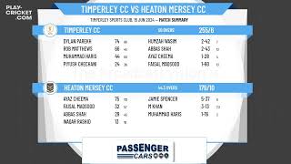 Timperley CC 2nd XI v Heaton Mersey CC 2nd XI [upl. by Otilia987]