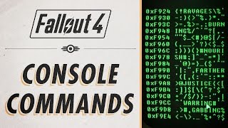 Fallout 4  Console Commands amp Cheats [upl. by Lanie130]