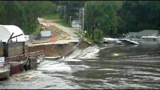 2010 Lake Delhi Flood video 1 [upl. by Hennessey]