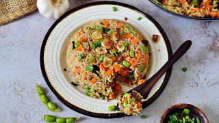 HibachiStyle Japanese Fried Rice Easy Recipe [upl. by Nnarual984]