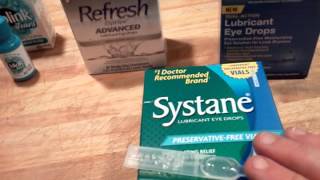 Systane Eye Drop Review Lasik Eye Surgery Blinks Refresh Thera Tears [upl. by Zampardi]