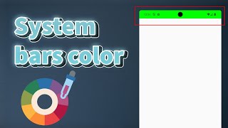 Change the system bars color in Jetpack compose without any library [upl. by Asiral]