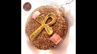 Rose Quartz Ankh Orgone  Orgonite Necklace Pendant  What is Venus In Astrology amp your birthstone [upl. by Leunamme]