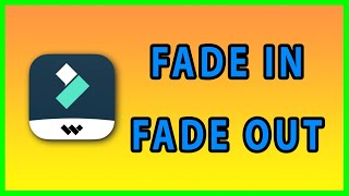 How to FadeIn or FadeOut a video in Filmora X  Fade to black 2022 [upl. by Sirdi]