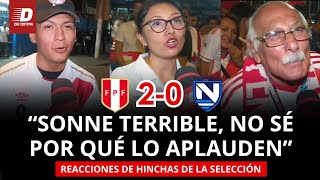 Hinchas de la SELECCIÓN PERUANA reaccionan al debut de OLIVER SONNE ante Nicaragua  DE CONTRA [upl. by Aihsem]