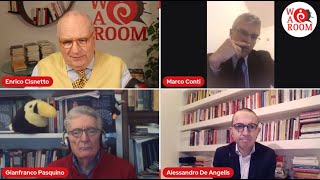 War Room di Enrico Cisnetto con Marco Conti Alessandro De Angelis e Gianfranco Pasquino [upl. by Haroppiz]