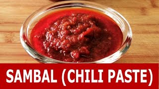 Sambal belacan recipe How to make the best Malaysian sambal [upl. by Notak715]