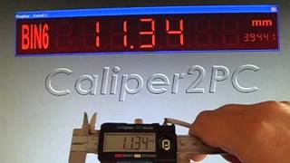 Caliper with 4 buttons Digital Read Out BIN6 [upl. by Lita]