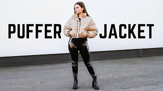 11 PUFFER JACKET OUTFIT IDEAS  Lookbook [upl. by Quackenbush]