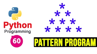 Python Pattern Programs  Printing Stars  in Pyramid Shape [upl. by Adnyleb]