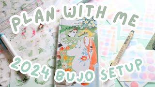 My 2024 Bullet Journal Setup  Hobonichi Weeks Moomin Special Edition [upl. by Gherardo667]