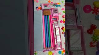 School stationery shopping pencilcase filling 90s schoolsupplies youtubepartner tikok shorts [upl. by Nevak]