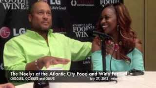 Chatting with The Neelys at the Atlantic City Food and Wine Festival [upl. by Sioled231]