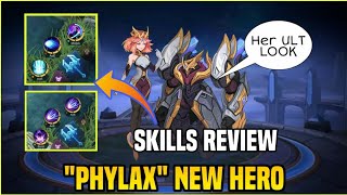 quotPhylaxquot New Hero Skills Review  Another Unique ULT Form  MLBB [upl. by Elbag]